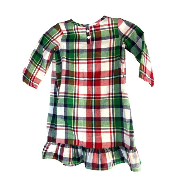 Jammies for your Families Toddler Girls Night Gown Multi Plaid Size 2T - Picture 1 of 5